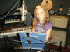 Elora recording stories for Jesusandkidz.com!