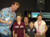 Film Director Bill Hughes and voice actors for